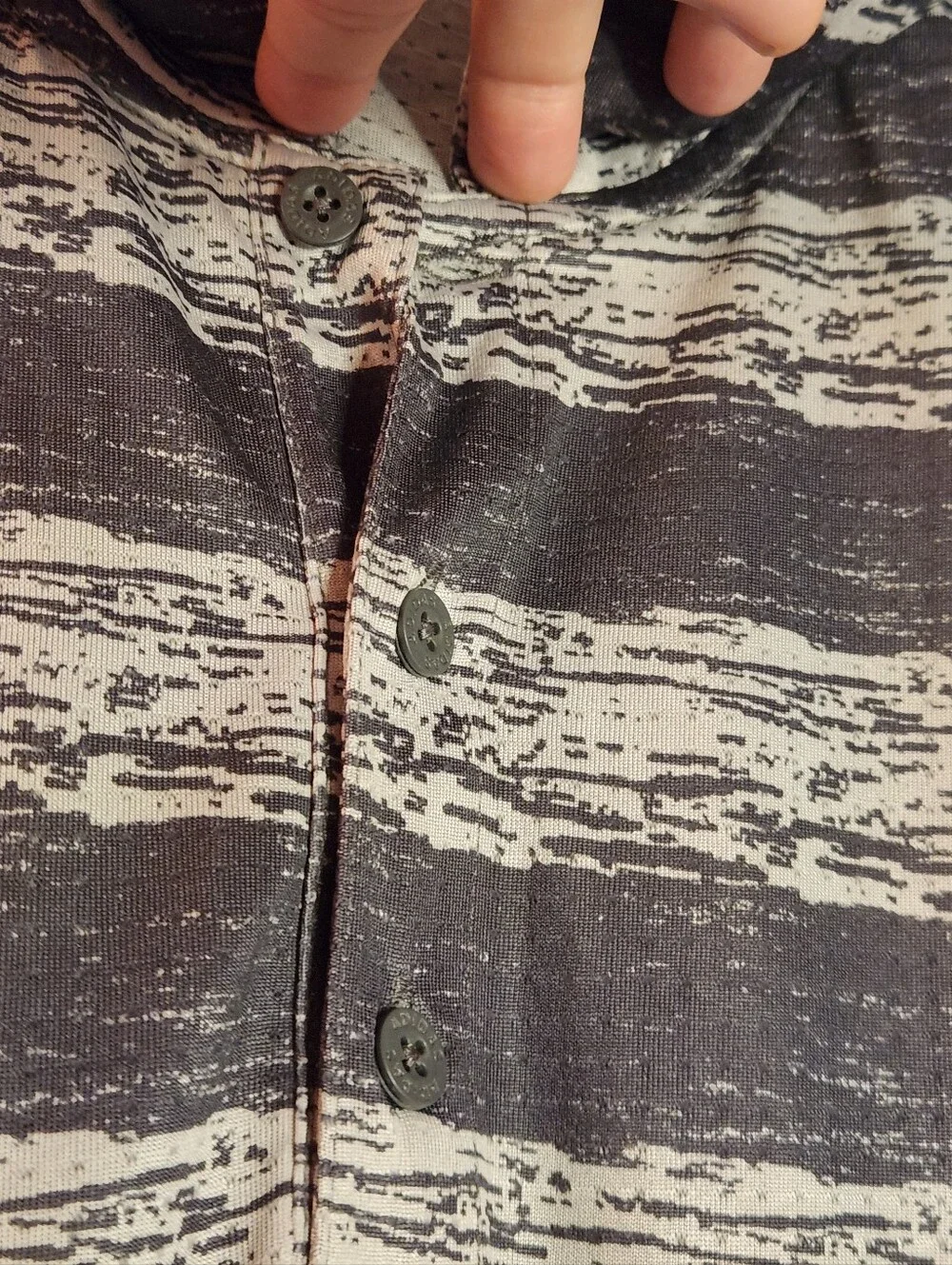 Adidas Men’s Striped Golf Polo Size Large